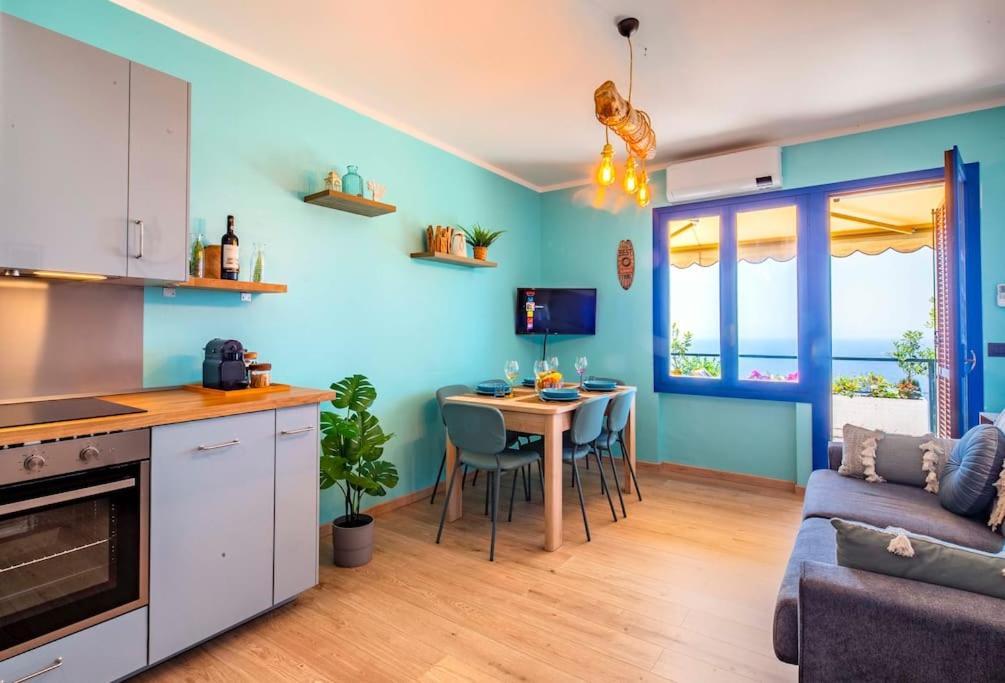 Il Grande Blu - Vista Panoramica Sul Golfo Apartment Оспедалети Екстериор снимка